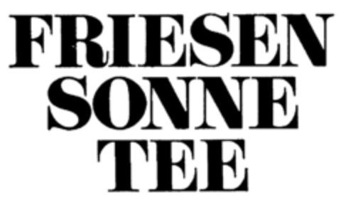 FRIESEN SONNE TEE Logo (DPMA, 28.06.1973)