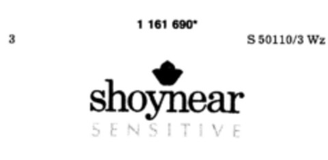 shoynear SENSITIVE Logo (DPMA, 04/06/1990)