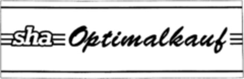 sha Optimalkauf Logo (DPMA, 01.08.1992)