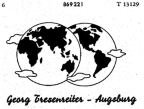 Georg Tresenreiter - Augsburg Logo (DPMA, 06.03.1969)