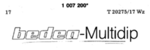 bedeo-Multidip Logo (DPMA, 17.04.1980)