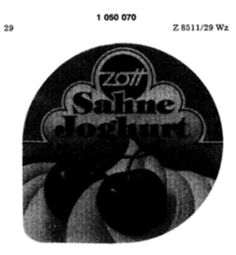 zott Sahne Joghurt Kirsch Logo (DPMA, 10/26/1982)