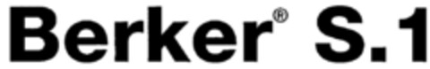 Berker S.1 Logo (DPMA, 06.03.2000)