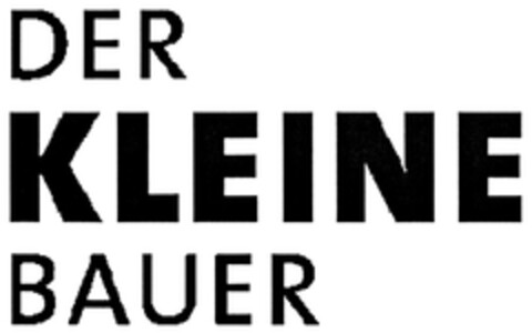 DER KLEINE BAUER Logo (DPMA, 29.10.2008)