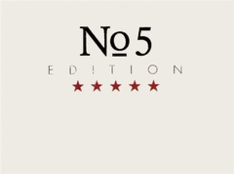 No 5 EDITION Logo (DPMA, 04/28/2009)