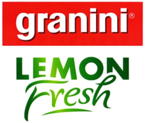 granini LEMON Fresh Logo (DPMA, 19.06.2012)