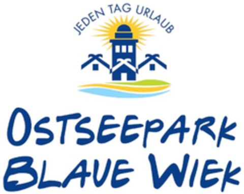 OSTSEEPARK BLAUE WIEK JEDEN TAG URLAUB Logo (DPMA, 08.10.2014)