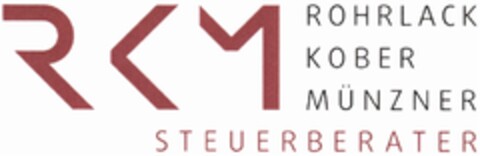 RKM ROHRLACK KOBER MÜNZNER STEUERBERATER Logo (DPMA, 12.09.2014)