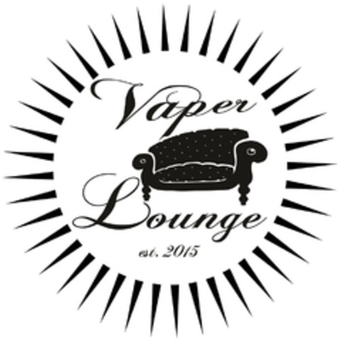 Vaper-Lounge est. 2015 Logo (DPMA, 30.08.2015)