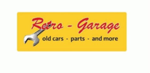 Retro - Garage old cars - parts - and more Logo (DPMA, 21.12.2015)