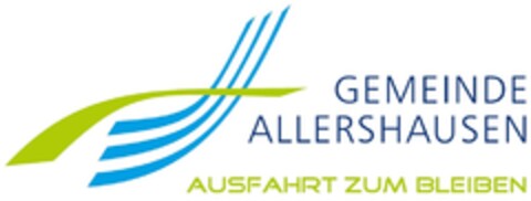 GEMEINDE ALLERSHAUSEN - AUSFAHRT ZUM BLEIBEN Logo (DPMA, 17.10.2017)