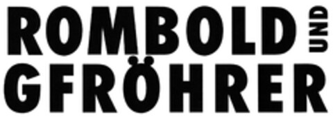 ROMBOLD UND GFRÖHRER Logo (DPMA, 04/01/2019)