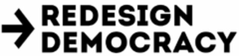 REDESIGN DEMOCRACY Logo (DPMA, 01/22/2020)