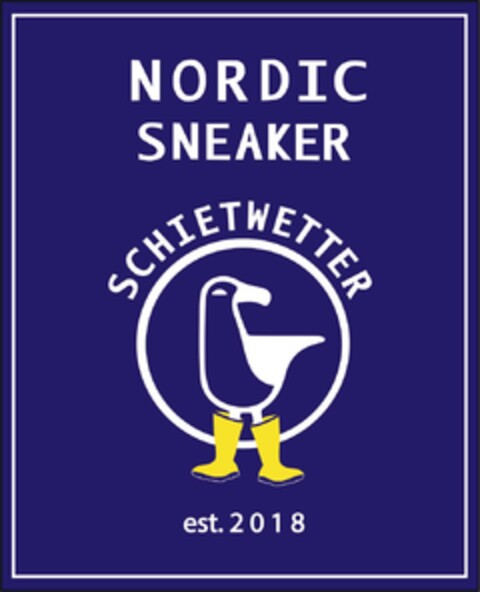 NORDIC SNEAKER SCHIETWETTER est. 2018 Logo (DPMA, 16.01.2023)