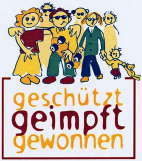 geschützt geimpft gewonnen Logo (DPMA, 11/15/2002)