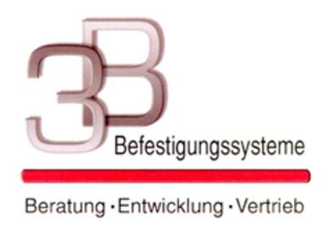 3B Befestigungssysteme Beratung · Entwicklung · Vertrieb Logo (DPMA, 27.03.2003)