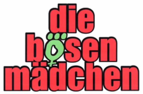 die bösen mädchen Logo (DPMA, 24.03.2004)