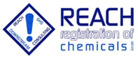 REACH GHS DOWNSTREAM CONSULTING REACH registration of chemicals GmbH Logo (DPMA, 25.06.2007)