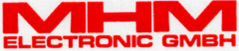 MHM ELECTRONIC GMBH Logo (DPMA, 17.02.1995)