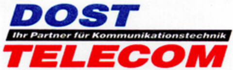 DOST TELECOM Ihr Partner für Kommunikationstechnik Logo (DPMA, 12.09.1996)
