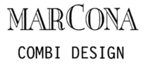 MARCONA COMBI DESIGN Logo (DPMA, 17.04.1998)