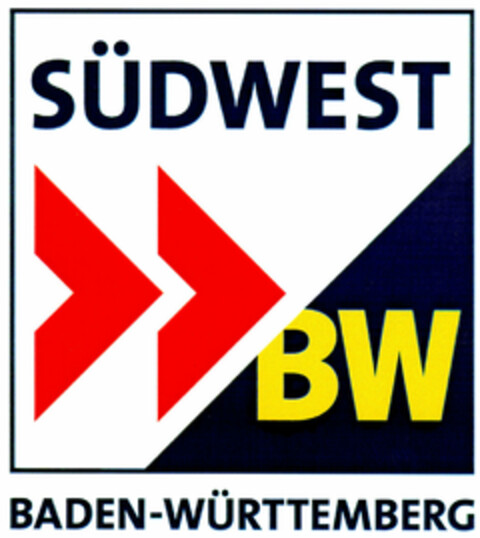 SÜDWEST BW BADEN-WÜRTTEMBERG Logo (DPMA, 06/18/1998)