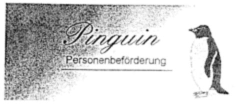 Pinguin Personenbeförderung Logo (DPMA, 05/27/1999)