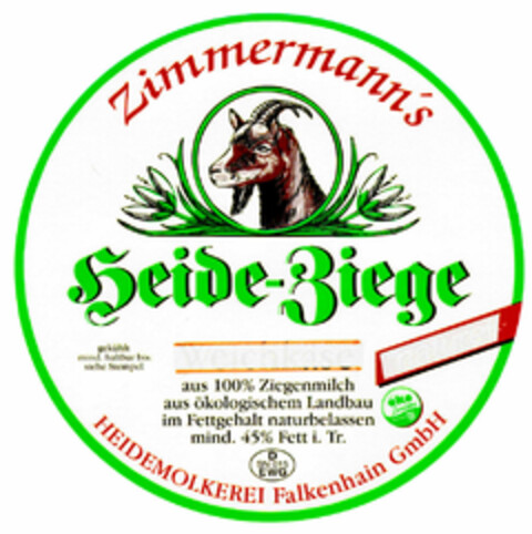 Zimmermann's Heide-Ziege Logo (DPMA, 13.10.1999)