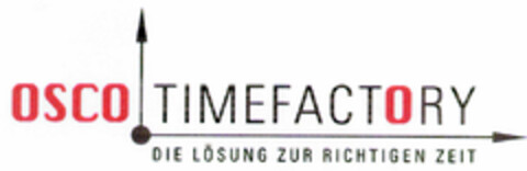 OSCO TIMEFACTORY DIE LÖSUNG ZUR RICHTIGEN ZEIT Logo (DPMA, 12/02/1999)