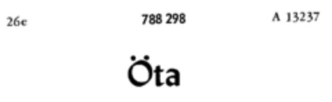 Öta Logo (DPMA, 31.05.1963)