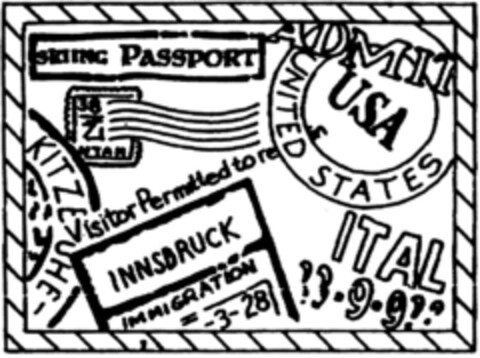 SKIING PASSPORT Logo (DPMA, 06.08.1992)