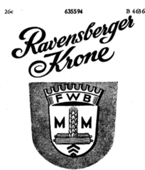 Ravensberger Krone FWB MM Logo (DPMA, 02/11/1952)