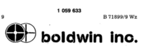 boldwin inc. Logo (DPMA, 14.02.1983)