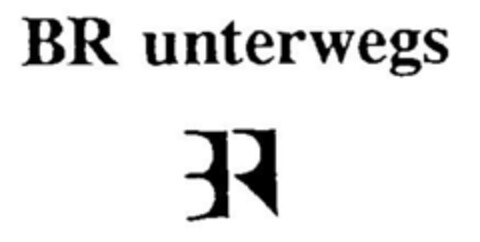 BR unterwegs Logo (DPMA, 03/21/1991)