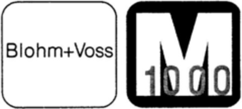 Blohm+Voss M1000 Logo (DPMA, 03.06.1991)