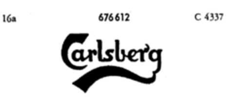 Carlsberg Logo (DPMA, 22.01.1954)