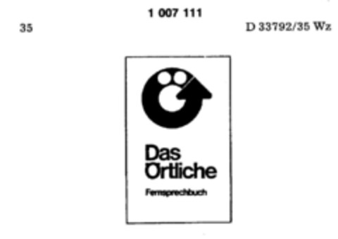 Das Örtliche Logo (DPMA, 02.04.1979)