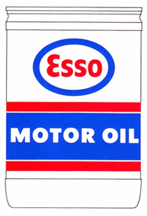 Esso MOTOR OIL Logo (DPMA, 22.03.1966)