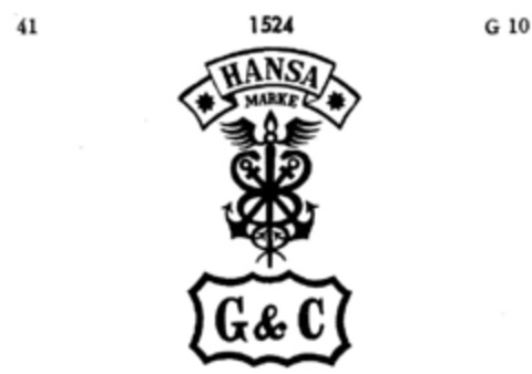 HANSA MARKE G&C Logo (DPMA, 01.10.1894)