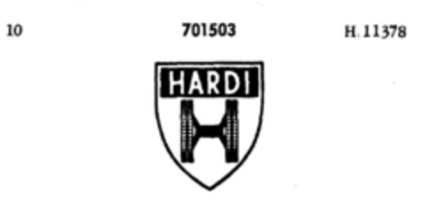 HARDI Logo (DPMA, 24.02.1956)