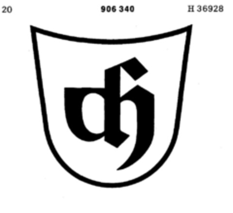 906340 Logo (DPMA, 22.06.1972)