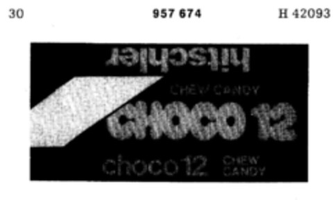 hitschler CHOCO 12 Logo (DPMA, 14.08.1976)