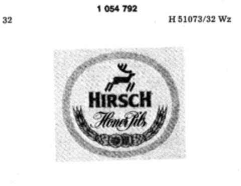 HIRSCH Honer Pils Logo (DPMA, 15.03.1983)