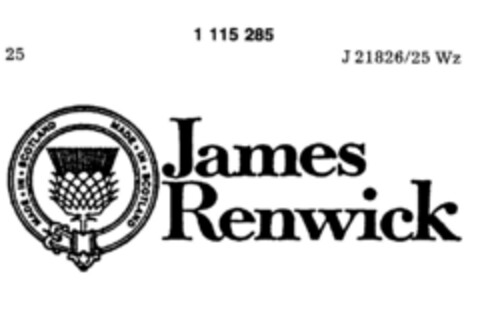 James Renwick Logo (DPMA, 04/08/1987)