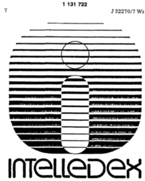 INTELLEDEX Logo (DPMA, 08.10.1987)