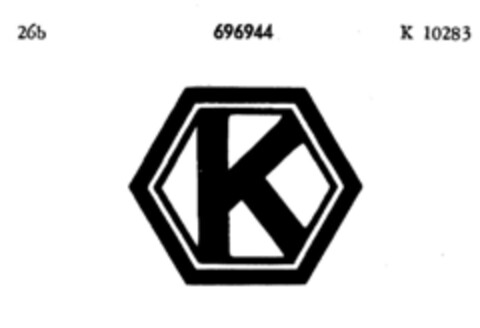 K Logo (DPMA, 05/09/1955)