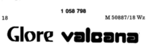 Glore valcana Logo (DPMA, 02.02.1982)