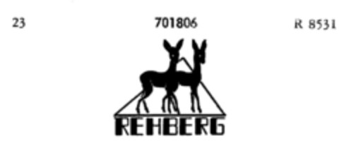 REHBERG Logo (DPMA, 02/08/1956)