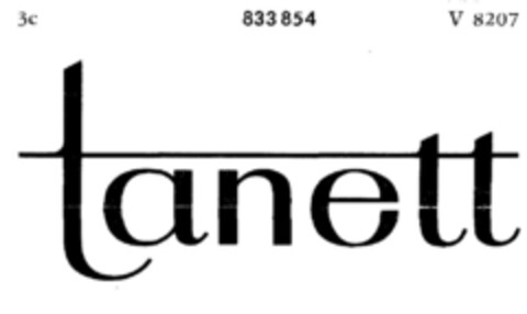 tanett Logo (DPMA, 19.06.1961)