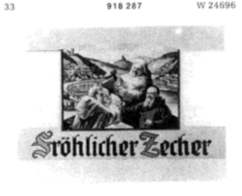 Fröhlicher Zecher Logo (DPMA, 03.02.1973)